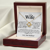 Gift for Wife "Through My Eyes" Necklace