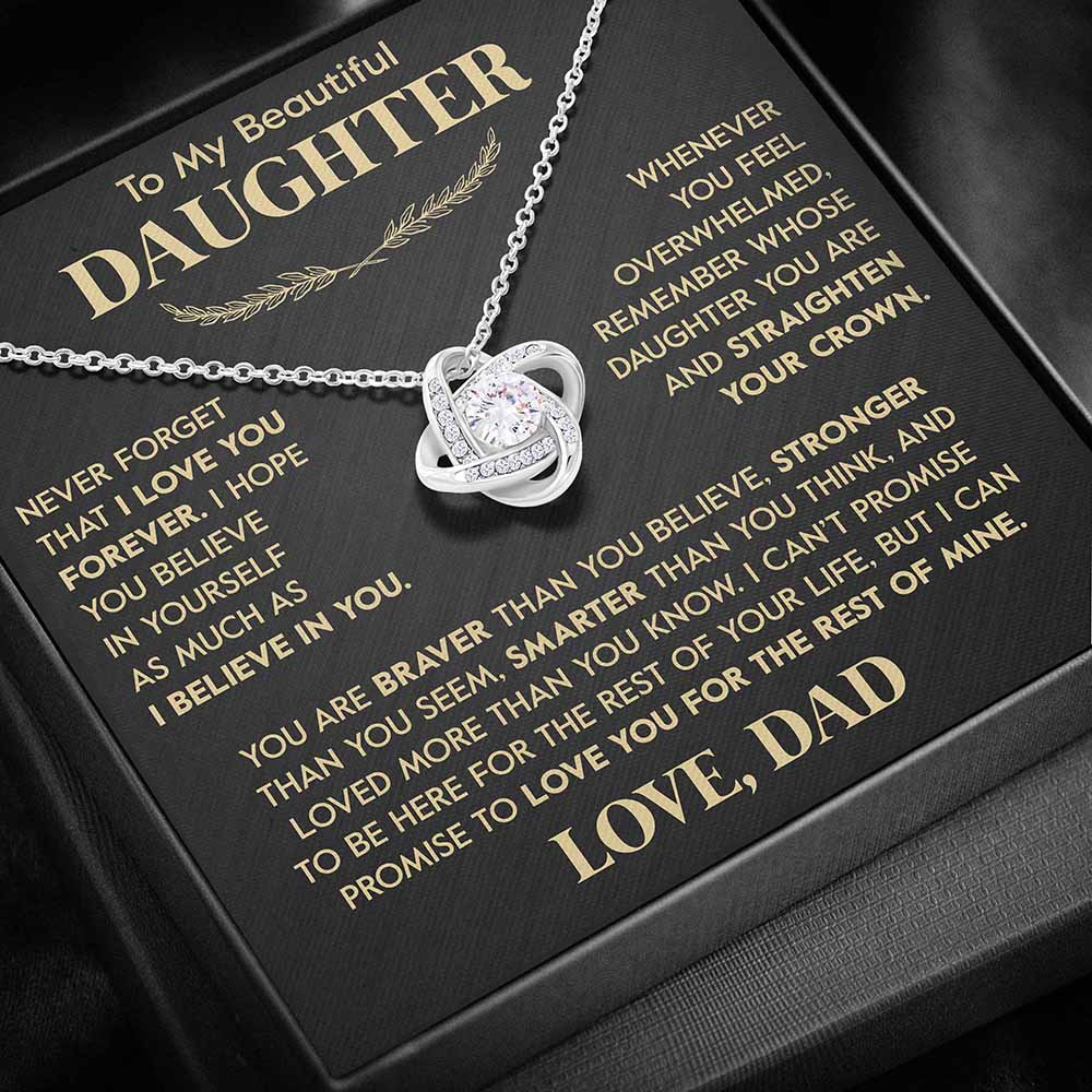 Gift for Daughter "Love You Forever" Necklace