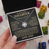 Gift for Daughter "Love You Forever" Necklace