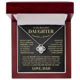 Gift for Daughter "Love You Forever" Necklace