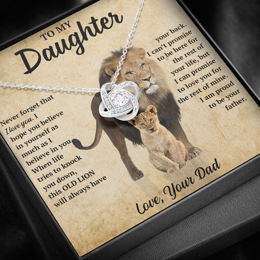 Gift for Daughter "This Old Lion" Necklace