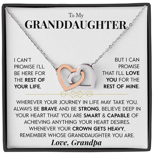 Gift for Granddaughter "Rest of your Life" Necklace