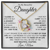 Gift for Daughter "In My Heart" Necklace