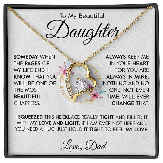 Gift for Daughter "Most Beautiful Chapter" Necklace