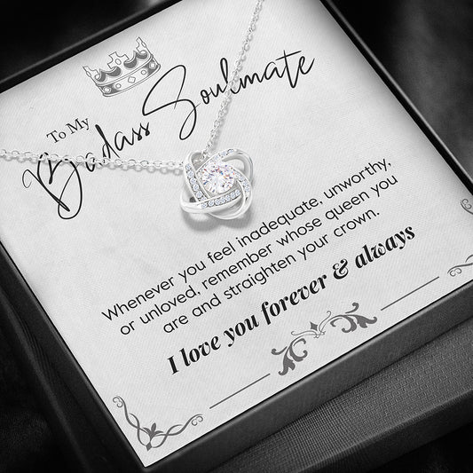 Gift for Soulmate "Badass Soulmate" Necklace