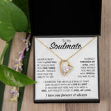 Gift for Soulmate "Through My Eyes" Necklace