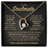 Gift for Soulmate "All of my Lasts" Necklace