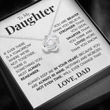 Gift for Daughter "Always Remember" Necklace